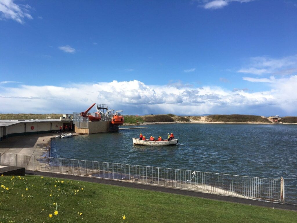 Fleetwood Nautical Campus students at the boating lake