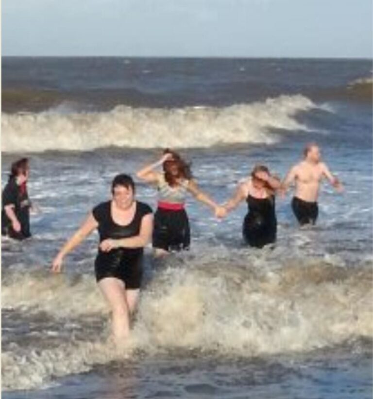 Fleetwood Kite Club New Year's Day Dip