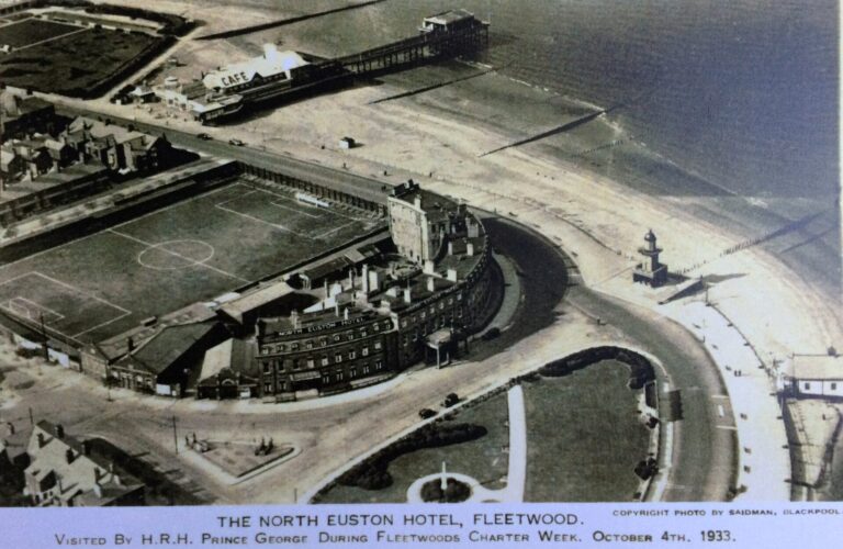 Fleetwood Towns first pitch, next to the North Euston Hotel