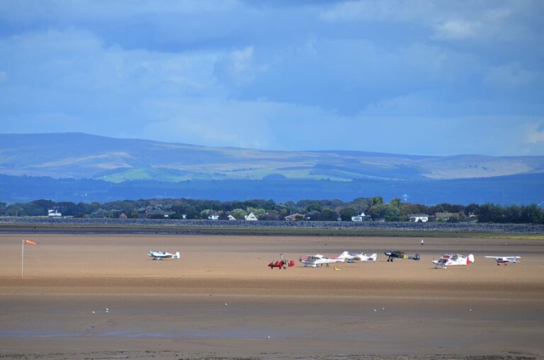 Views Across the Water from Fleetwood - Fly-in at Pilling Sands