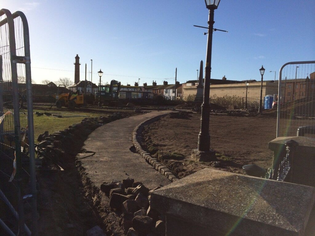 Redevelopment of Euston Gardens Fleetwood in 2015