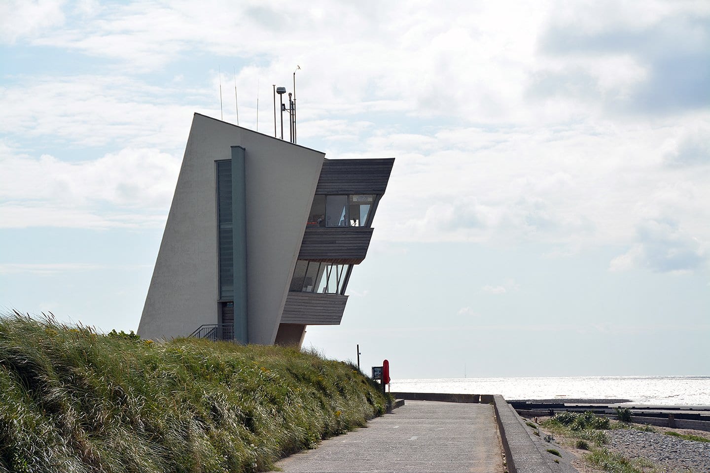 Rossall Coastwatch Tower on Fleetwood seafront
