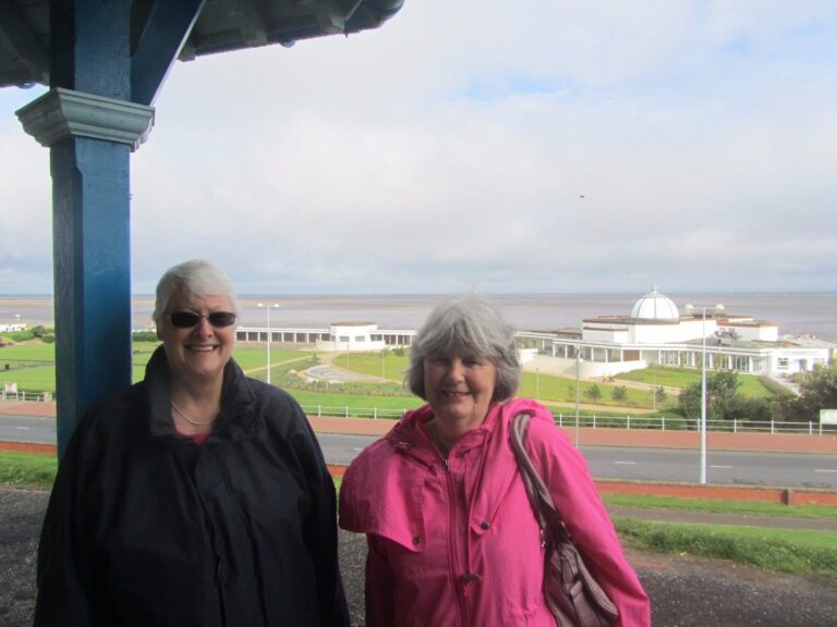 Margaret Daniels and Yvonne Johnstone from Fleetwood Civic Society