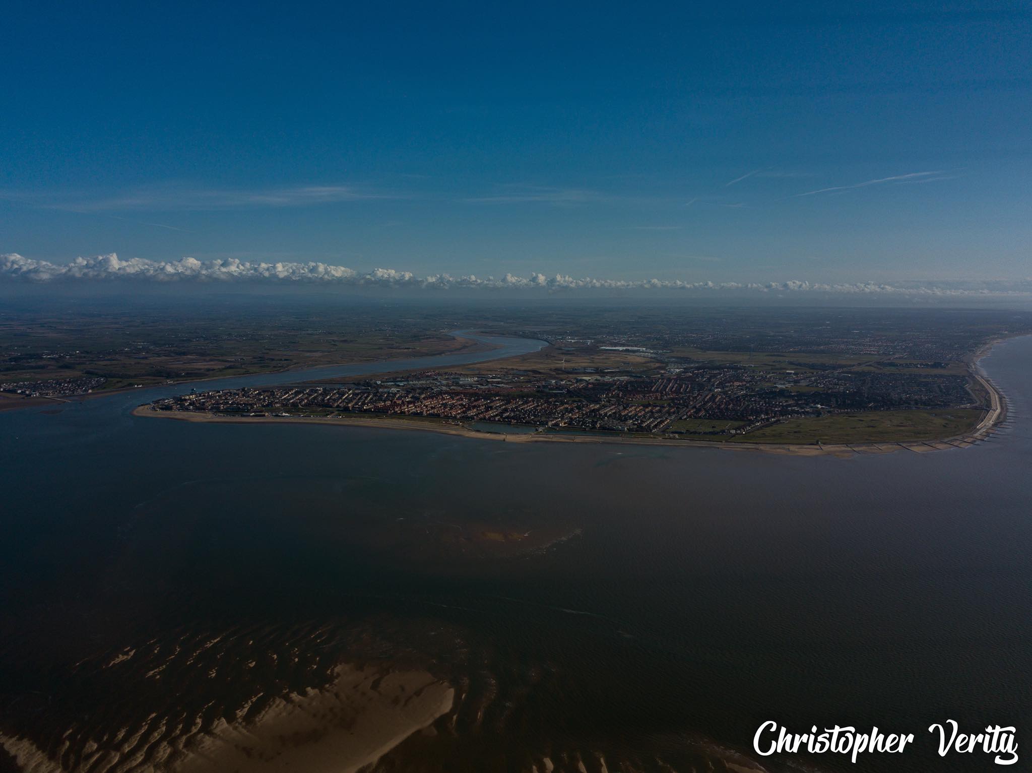 Offshore Shingle Island forming at Fleetwood. Photo: Christopher Verity