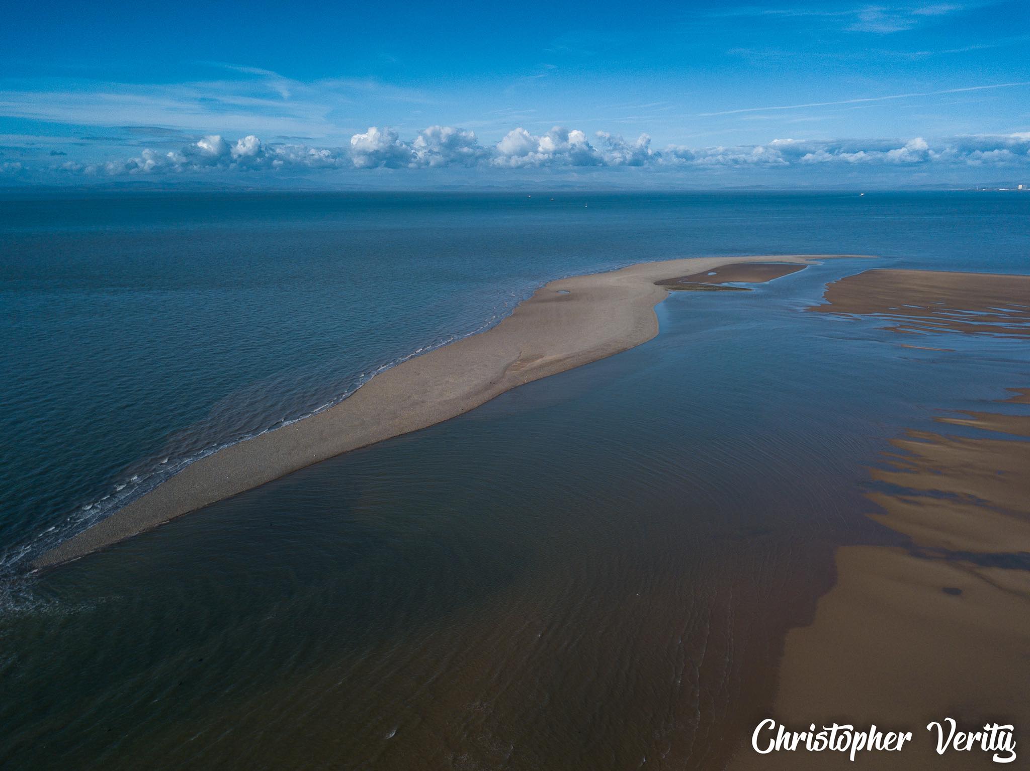 Offshore Shingle Island forming at Fleetwood. Photo: Christopher Verity