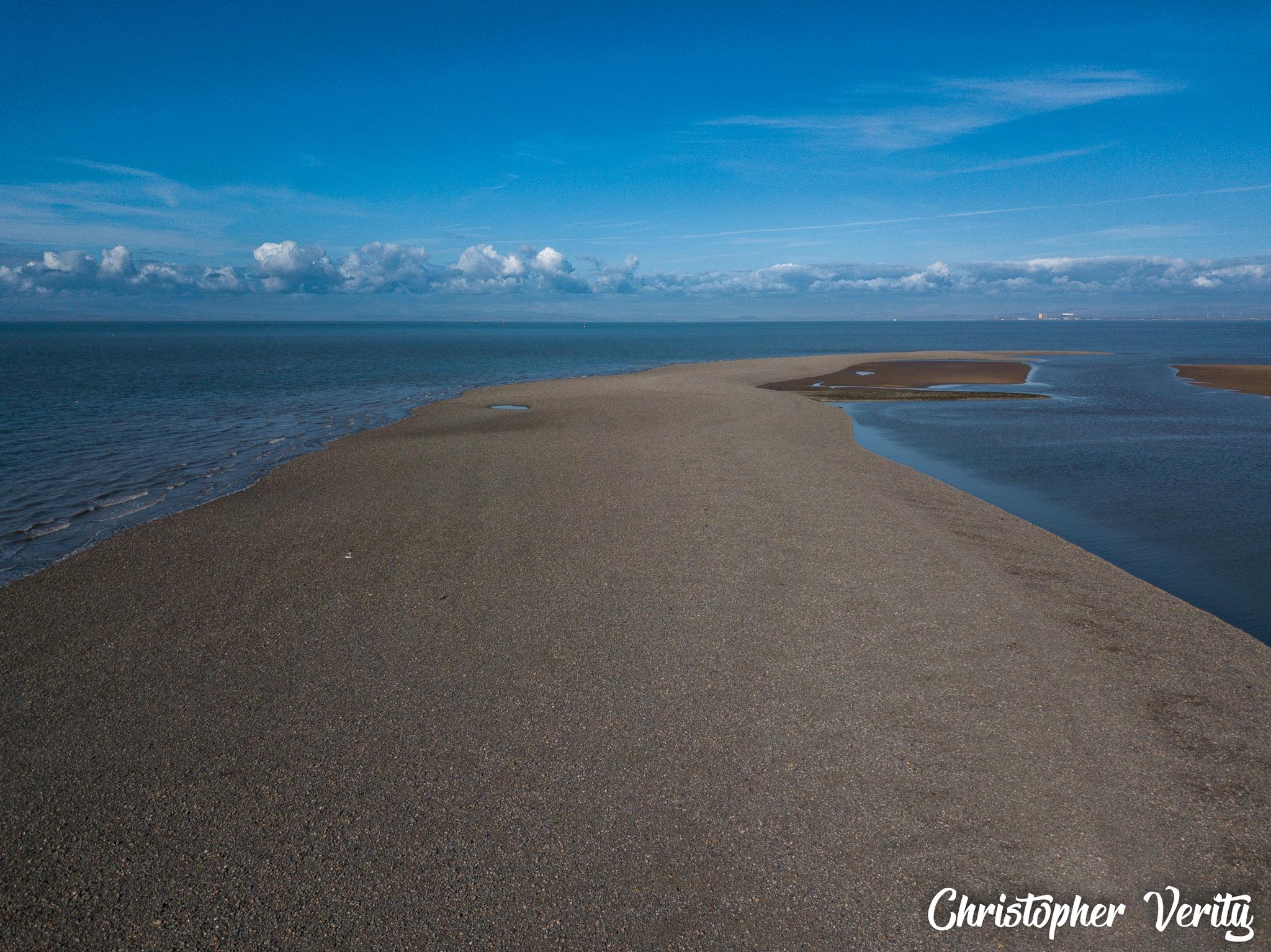 Offshore Shingle Island forming at Fleetwood. Photo: Christopher Verity