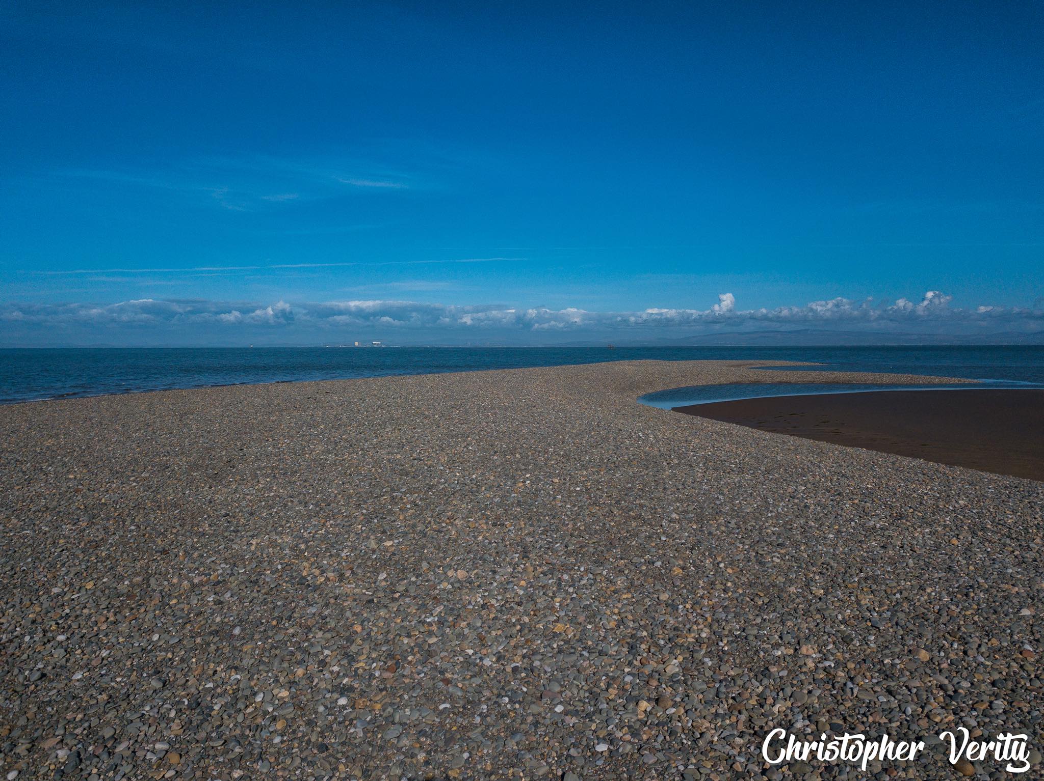 Offshore Shingle Island forming at Fleetwood. Photo: Christopher Verity