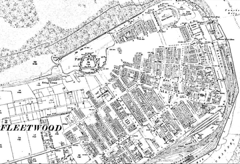 Map of Fleetwood from 1890