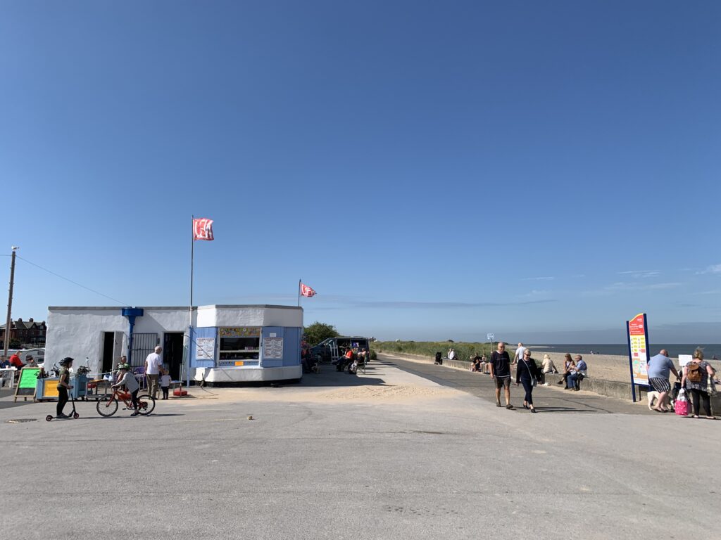 Beach cafe at Marine Beach Fleetwood