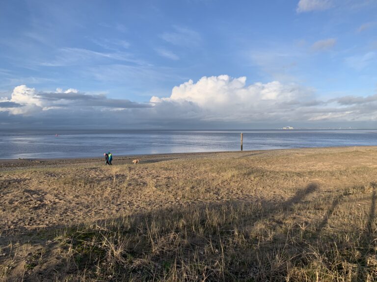 Looking across the River Wyre from Fleetwood seafront at The Esplanade