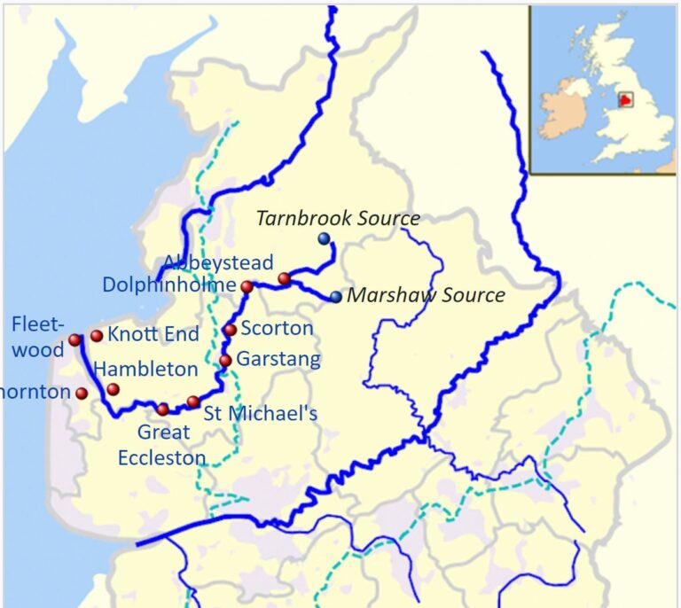 Rivers of Lancashire. Image: Wikipedia