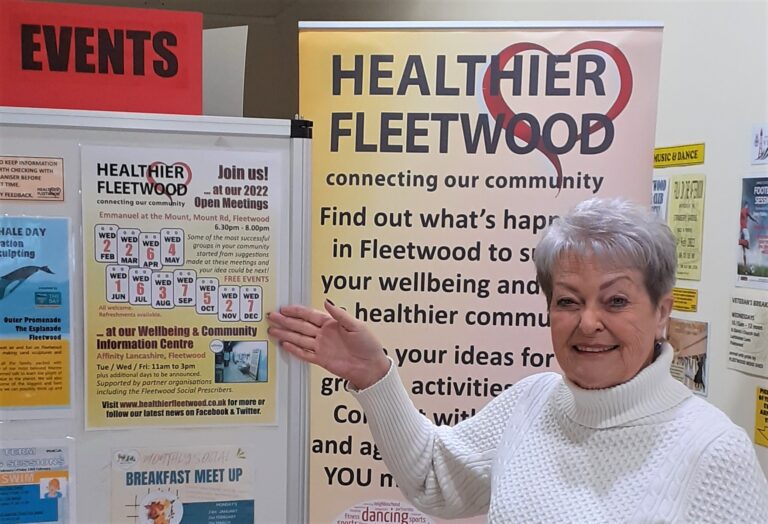Pauline Kennedy at Healthier Fleetwood events