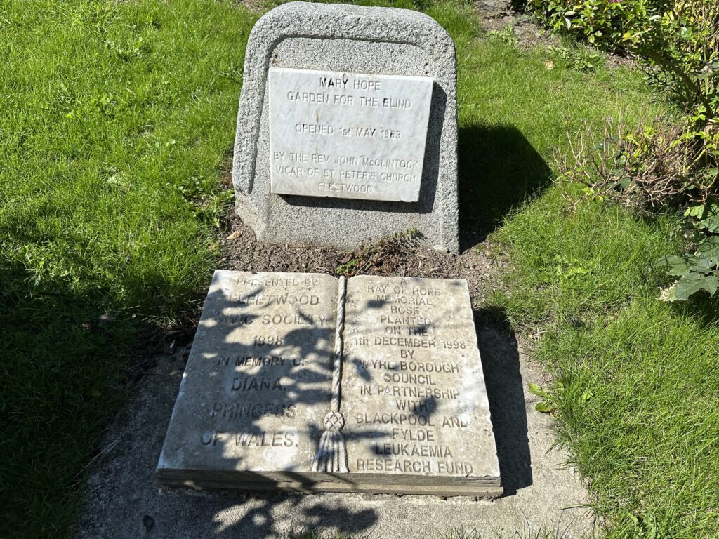 Stone for the Mary Hope Gardens at Mount Gardens