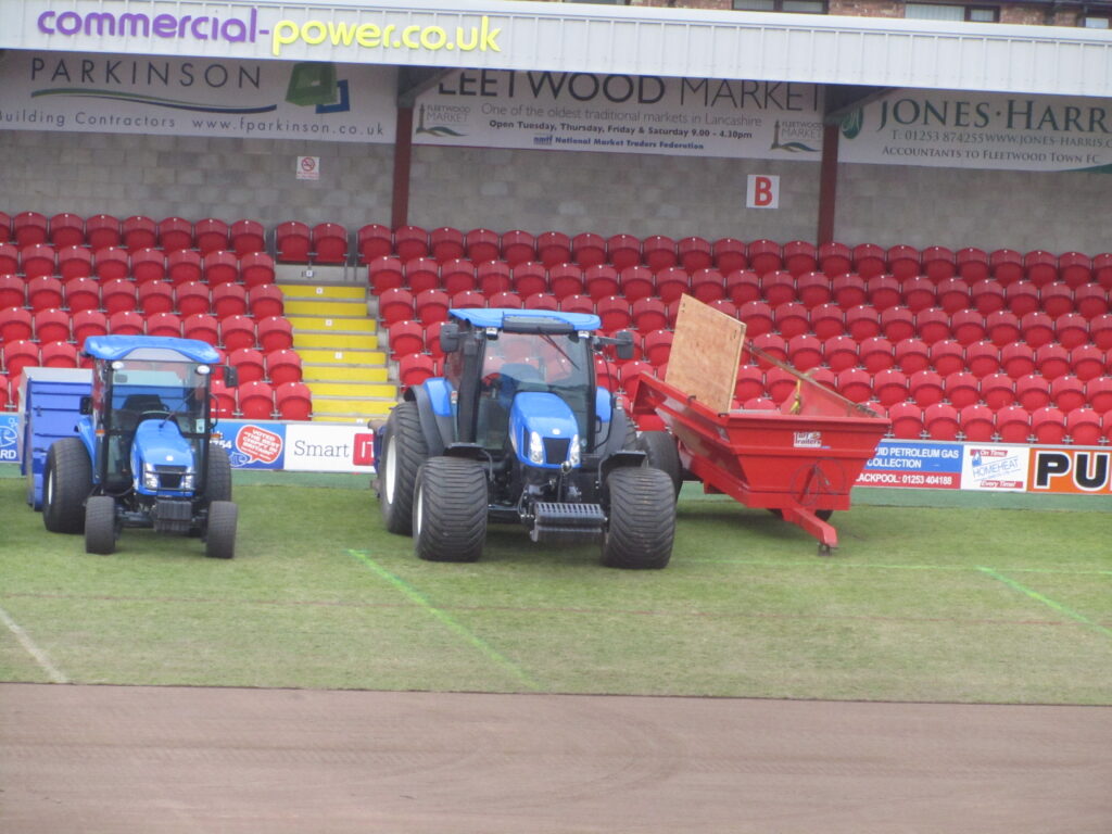 Stripping the pitch surface away