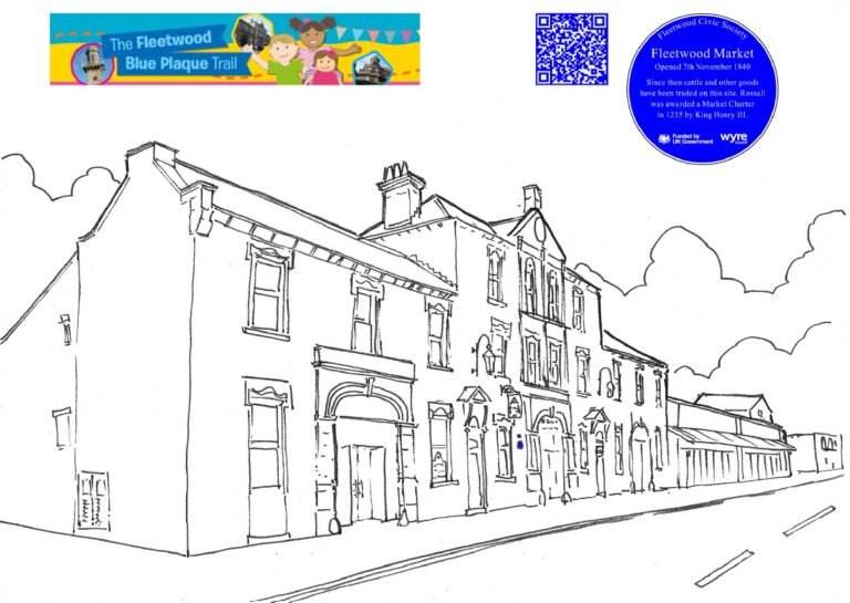 Colouring in Fleetwood Market