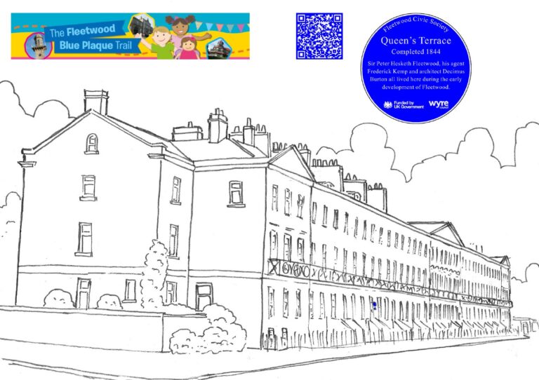 Colouring in Fleetwood Queen's Terrace