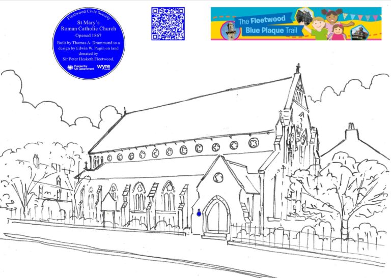 Colouring in Fleetwood St Mary's Church