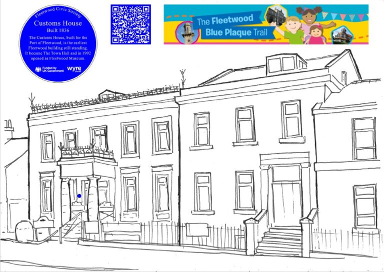 Customs House Colouring in Fleetwood